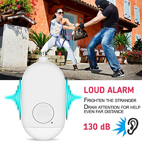 USB Rechargeable Keychain Alarm - Small and Compact