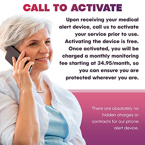 On-the-Go Elderly Alarm & Panic Button - Water-Resistant