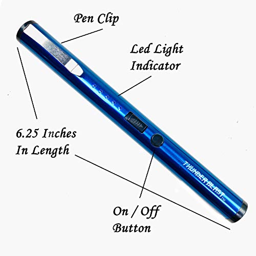High Power Tactical Pen Stun Gun in Blue