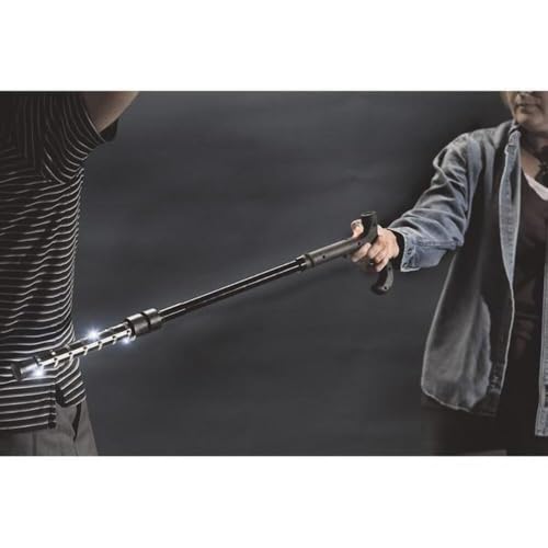 Adjustable, Heavy Duty Stun Cane with LED Flashlight