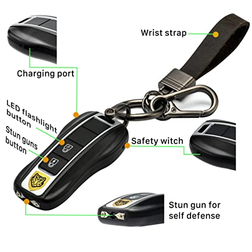 Stun Gun Combo with Rechargeable LED Flashlight - Women