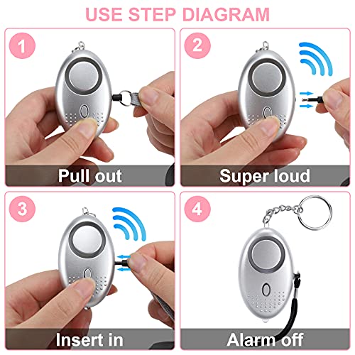 140DB Personal Alarm Keychain - Pack of 12