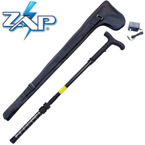 Adjustable, Heavy Duty Stun Cane with LED Flashlight