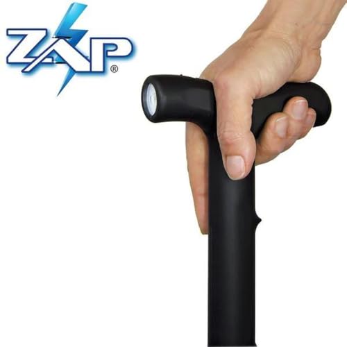 Adjustable, Heavy Duty Stun Cane with LED Flashlight