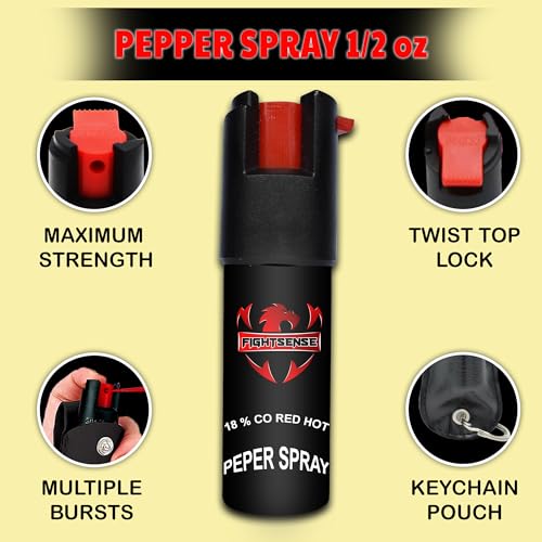 Pink Bling Self Defense Combo: Stun Gun & Pepper Spray