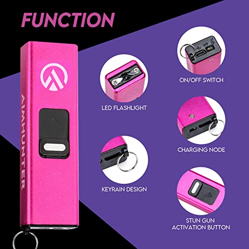AIMHUNTER 10 Mini Volt Stun Gun: World's Smallest