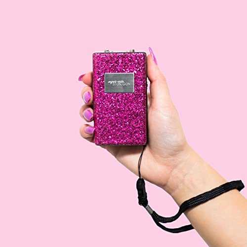 Pink Glitter Stun Gun - Powerful & Compact
