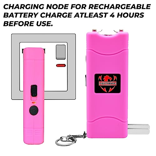 Pink Bling Self Defense Combo: Stun Gun & Pepper Spray