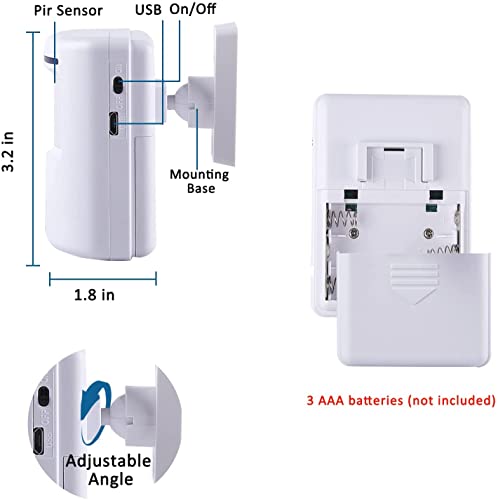 Motion Sensor Alarm System with Long Range Wireless