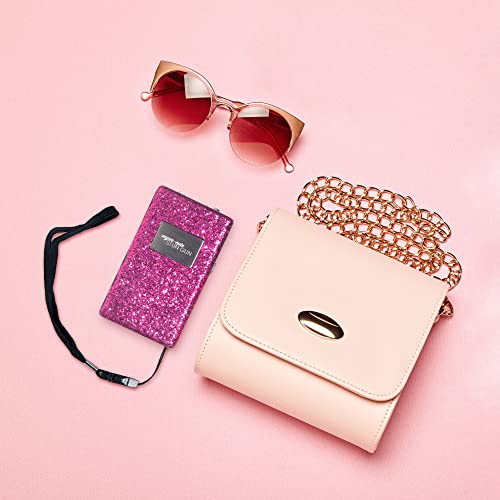 Pink Glitter Stun Gun - Powerful & Compact