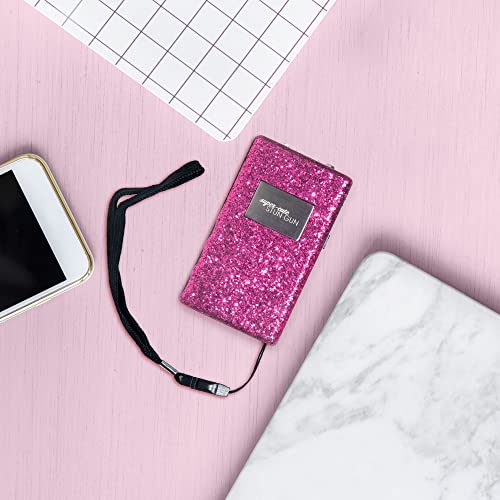 Pink Glitter Stun Gun - Powerful & Compact