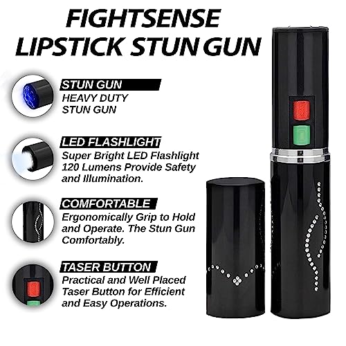 Powerful Women's Self Defense Stun Gun Flashlight