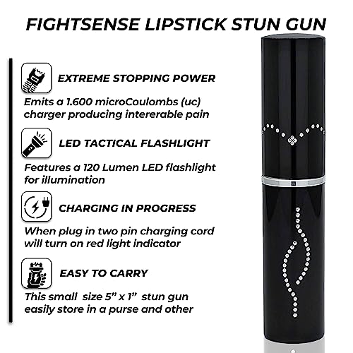Powerful Women's Self Defense Stun Gun Flashlight