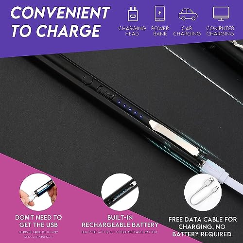 AIMHUNTER Women's High Voltage Stun Gun with LED Flashlight