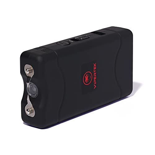 VIPERTEK VTS-880 Mini Stun Gun with LED, Black