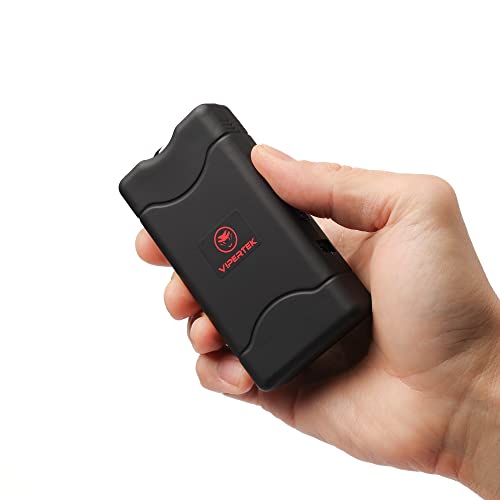 VIPERTEK VTS-880 Mini Stun Gun with LED, Black