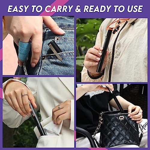 AIMHUNTER Women's High Voltage Stun Gun with LED Flashlight