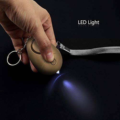 KOSIN Personal Alarm: 140DB Keychain with LED Lights