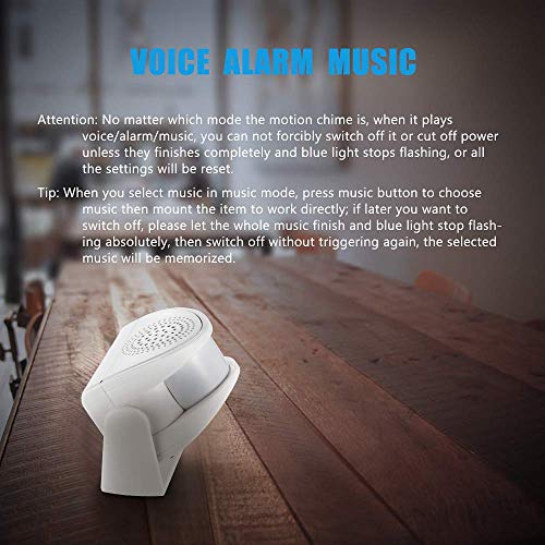 Wireless Indoor Motion Sensor Door Bell Alarm