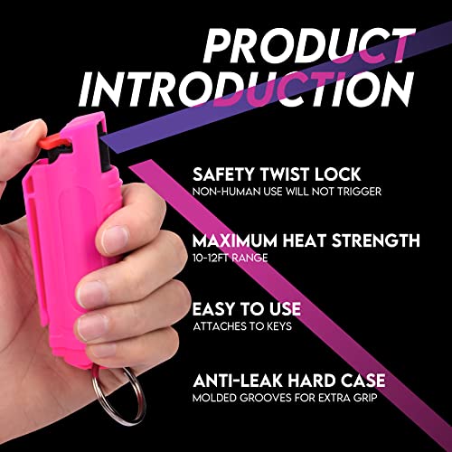 AIMHUNTER Police Strength Pepper Spray for Easy Self Defense