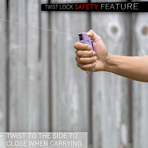 USA Made Police Magnum Pepper Spray Keychain
