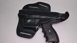 Compact Black Pepper Spray Gun with Belt Holster