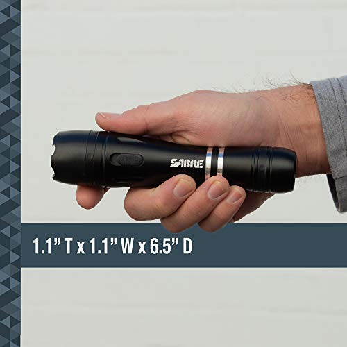 SABRE Tactical Stun Gun with LED Flashlight