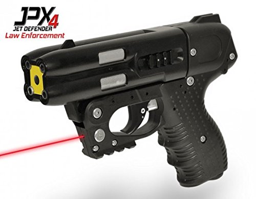 4 Shot Pepper Spray Gun with LED Laser Bundle