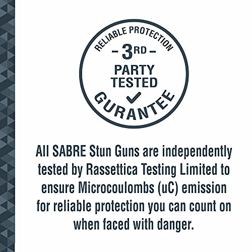 SABRE Tactical Stun Gun with LED Flashlight