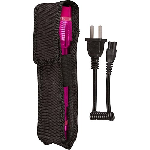 VIPERTEK VTS-T03 LED Flashlight Stun Gun, Pink