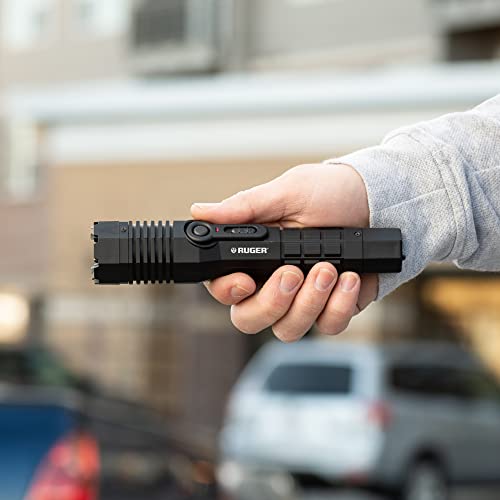 Ruger Stun Gun & Flashlight Combo, Rechargeable with Holster