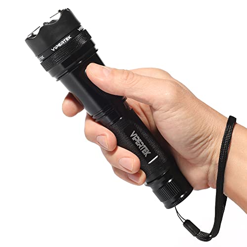 VIPERTEK VTS-195 Aluminum Stun Gun with Flashlight