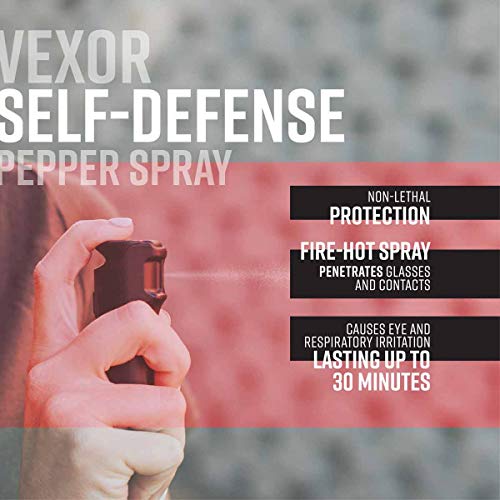 Police Strength Pepper Spray with Self Defense Siren