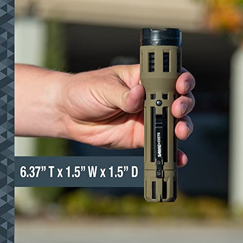 SABRE Stun Gun: LED Flashlight, Powerful & Rechargeable