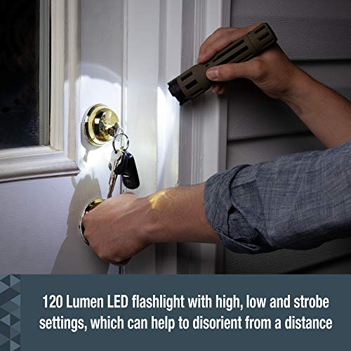 SABRE Stun Gun: LED Flashlight, Powerful & Rechargeable