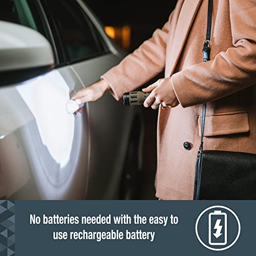 SABRE Stun Gun: LED Flashlight, Powerful & Rechargeable