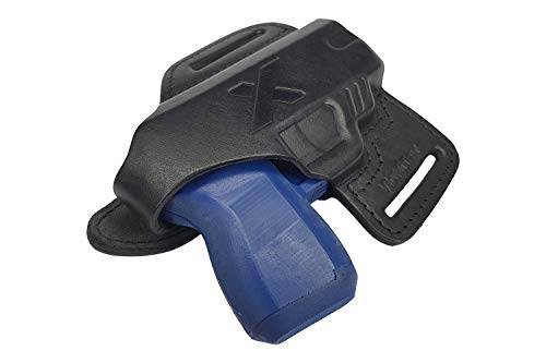 VlaMiTex Leather Holster for Taser Pulse - Black