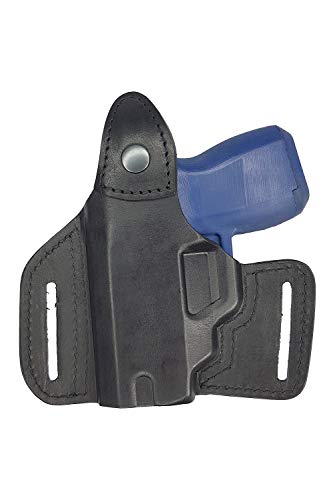 VlaMiTex Leather Holster for Taser Pulse - Black