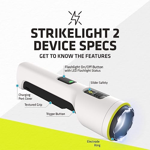 TASER StrikeLight 2 Portable Self-Defense Flashlight (White)