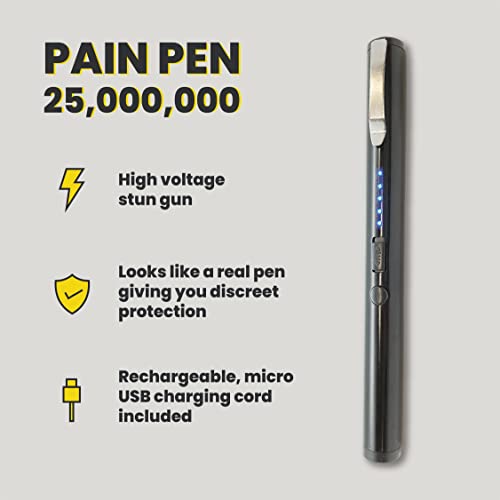 25 Million Volt Pain Pen Stun Gun Duo