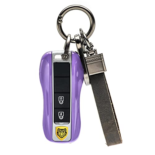 Rechargeable Stun Gun with LED Flashlight - Purple