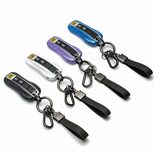 Rechargeable Stun Gun with LED Flashlight - Purple