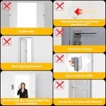 Rerishom 2 Pack Door Lock: Maximum Security & Privacy