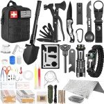 149Pcs Survival Gear First Aid Kit, Essential Camping