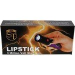 Purple Lipstick Stun Gun with 3 Million Volts