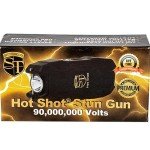 Hot Shot Stun Gun with Flashlight and Meter