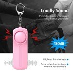 Pink Self Defense Keychain Set for Women/Kids