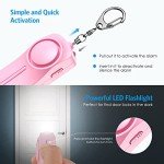 Pink Self Defense Keychain Set for Women/Kids