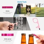 Pink Self Defense Keychain Set for Women/Kids