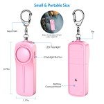 Pink Self Defense Keychain Set for Women/Kids